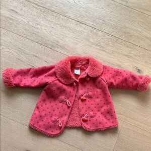 6-12m Polka Dot Pink Kids Jacket‎